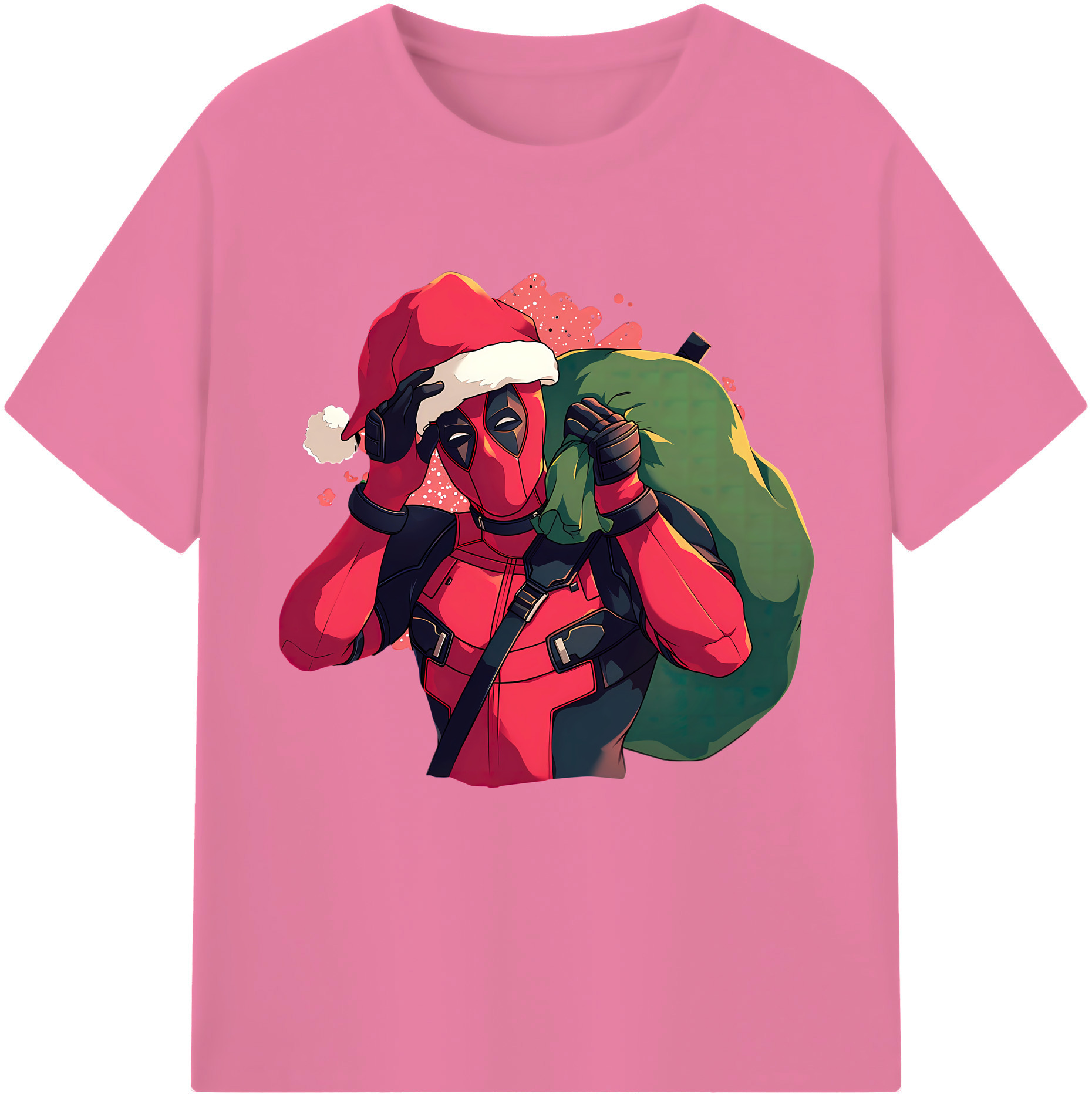 （画像用） Deadpool デッドプール 綿100％半袖Tシャツ（フロントプリント）